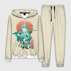 Костюм мужской Demon Slayer Tanjiro, цвет: 3D-белый