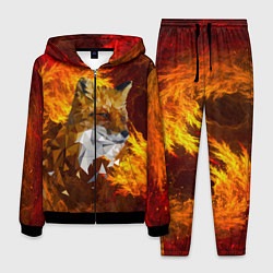 Костюм мужской Огненный Лис, цвет: 3D-черный