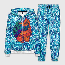 Костюм мужской Fishing planet Огненная рыба, цвет: 3D-белый