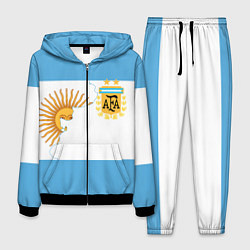Костюм мужской Сборная Аргентины, цвет: 3D-черный