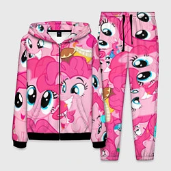 Костюм мужской Pinkie Pie pattern, цвет: 3D-черный