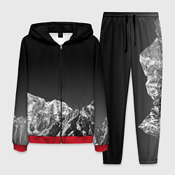 Костюм мужской ГОРЫ В МОЕМ СЕРДЦЕ КАМУФЛЯЖ, цвет: 3D-красный