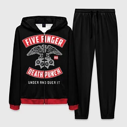 Костюм мужской Five Finger Death Punch 5FDP, цвет: 3D-красный