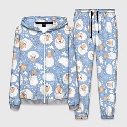 Костюм мужской Счастливые овечки, цвет: 3D-меланж