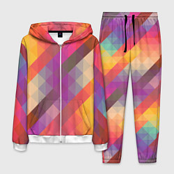 Костюм мужской Vivid gradient, цвет: 3D-белый