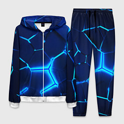 Мужской костюм 3D ПЛИТЫ NEON STEEL НЕОНОВЫЕ ПЛИТЫ