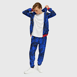 Костюм мужской SONIC BLUE PATTERN СИНИЙ ЁЖ, цвет: 3D-красный — фото 2
