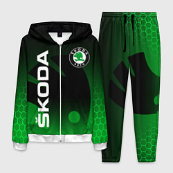 Костюм мужской SKODA SPORT GRADIENT ШКОДА СПОРТ, цвет: 3D-белый