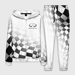 Костюм мужской INFINITI, ИНФИНИТИ СПОРТ, ФИНИШНЫЙ ФЛАГ, цвет: 3D-белый