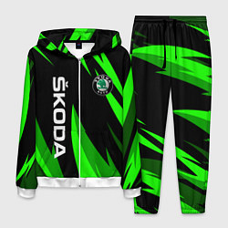 Мужской костюм SKODA Логотип Узор