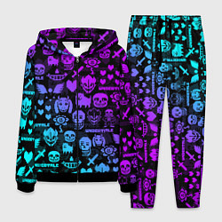 Мужской костюм UNDERTALE NEON PATTERN УЗОР