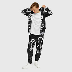 Костюм мужской ТАТУИРОВКА ДРАКЕНА WHITE AND BLACK, цвет: 3D-меланж — фото 2