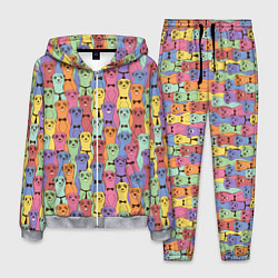 Костюм мужской Красочные Сурикаты, цвет: 3D-меланж