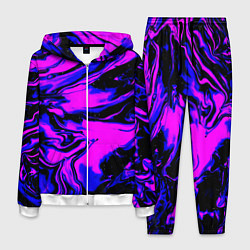 Костюм мужской НЕОНОВЫЕ РАЗВОДЫ КРАСОК, цвет: 3D-белый