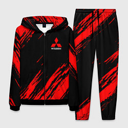 Мужской костюм Mitsubishi Texture Red