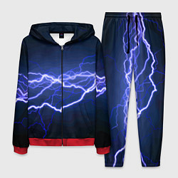 Костюм мужской Lightning Fashion 2025 Neon, цвет: 3D-красный