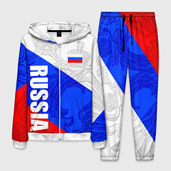 Костюм мужской RUSSIA - SPORTWEAR - ТРИКОЛОР, цвет: 3D-белый