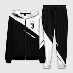 Костюм мужской Juventus маленькое лого, цвет: 3D-черный