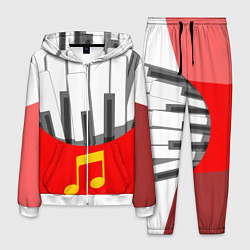 Мужской костюм Клавиши фортепиано как картошка фри