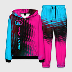 Костюм мужской Great Wall Neon Gradient FS, цвет: 3D-черный