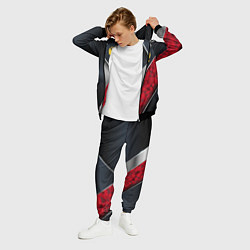Костюм мужской Red & black Russia, цвет: 3D-черный — фото 2