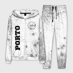 Костюм мужской Porto sport на светлом фоне: надпись, символ, цвет: 3D-белый