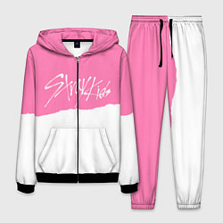 Мужской костюм Stray Kids pink and white