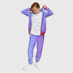 Костюм мужской Фиолетовый градиент, цвет: 3D-красный — фото 2