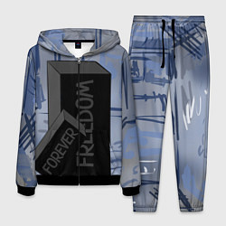 Костюм мужской Свободный навсегда, цвет: 3D-черный