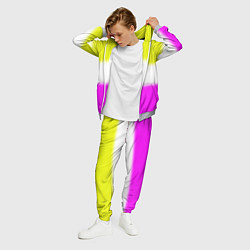 Костюм мужской Трехцветный размытый фон, цвет: 3D-меланж — фото 2