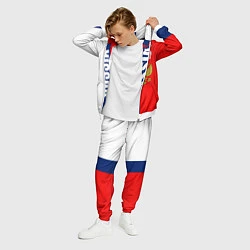 Костюм мужской Russia national team: white blue red, цвет: 3D-белый — фото 2
