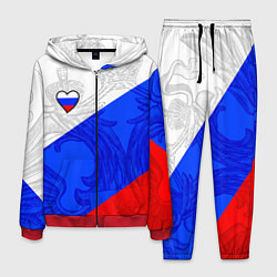 Костюм мужской Сердечко - Россия, цвет: 3D-красный