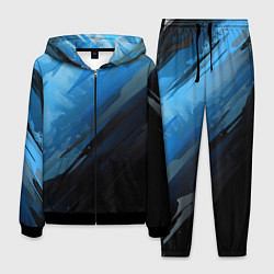 Костюм мужской Black blue style, цвет: 3D-черный