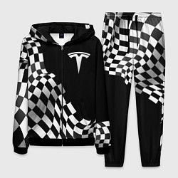 Мужской костюм Tesla racing flag