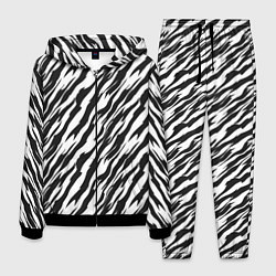 Костюм мужской Полосатая шкура зебры, цвет: 3D-черный