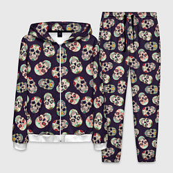 Мужской костюм Узор с черепами Pattern with skulls