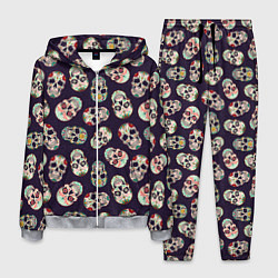 Мужской костюм Узор с черепами Pattern with skulls