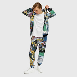 Костюм мужской Кандинский картина символы святые, цвет: 3D-черный — фото 2