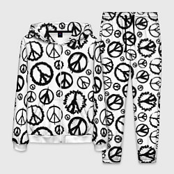 Мужской костюм Many peace logo