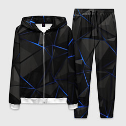 Костюм мужской Black blue style, цвет: 3D-белый