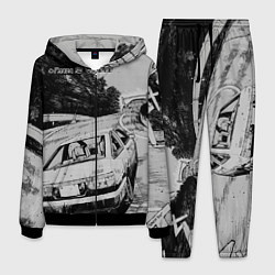 Костюм мужской Тойота ae 86 - Инициал ди, цвет: 3D-черный