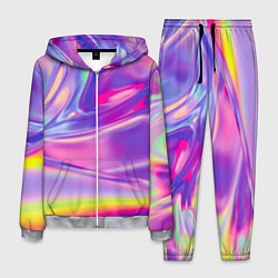 Костюм мужской Радужное северное сияние, цвет: 3D-меланж