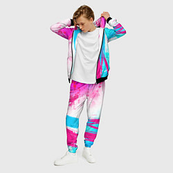 Костюм мужской Nirvana neon gradient style: по-вертикали, цвет: 3D-черный — фото 2