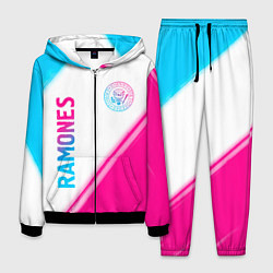 Мужской костюм Ramones neon gradient style вертикально