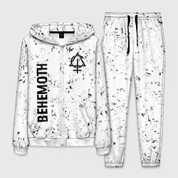 Костюм мужской Behemoth glitch на светлом фоне вертикально, цвет: 3D-белый