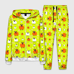 Мужской костюм Стадо овец в поле