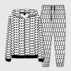 Костюм мужской BAP kpop steel pattern, цвет: 3D-черный