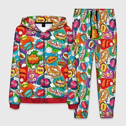 Мужской костюм Bang Boom Ouch pop art pattern