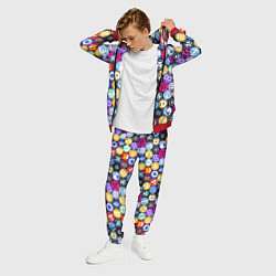 Костюм мужской Криптовалюта Биткоин, Эфириум, Тетхер, Солана патт, цвет: 3D-красный — фото 2