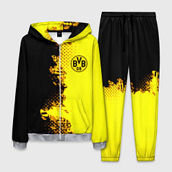 Костюм мужской Borussia fc sport краски, цвет: 3D-меланж
